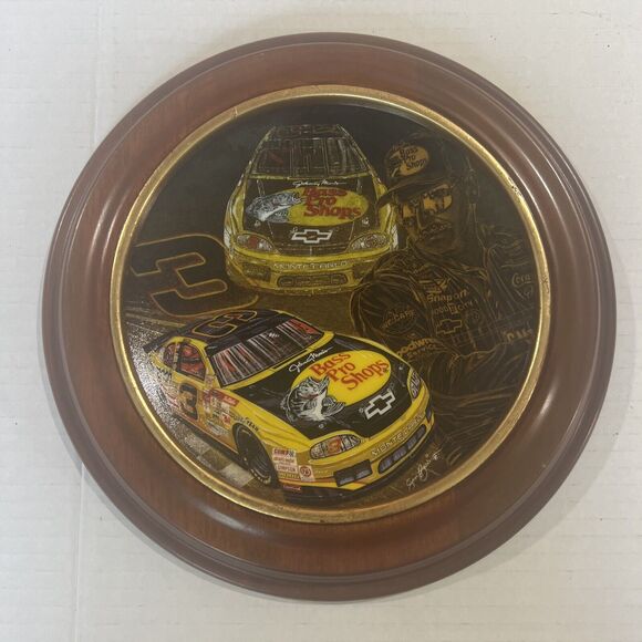 Nascar Plate Dale Earnhardt Hamilton Hooked Up Bass 1998 Collector Plate - Picture 1 of 10